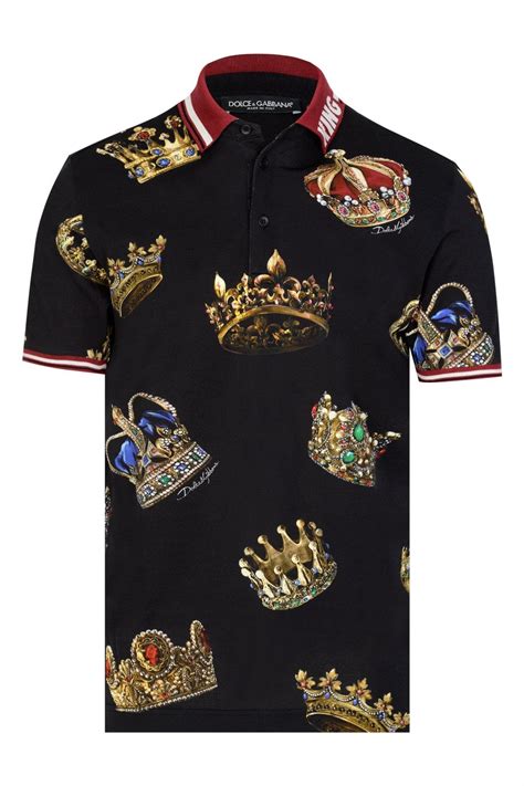 dolce and gabbana polo top|dolce gabbana t shirts sale.